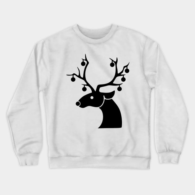 reindeer Crewneck Sweatshirt by scdesigns